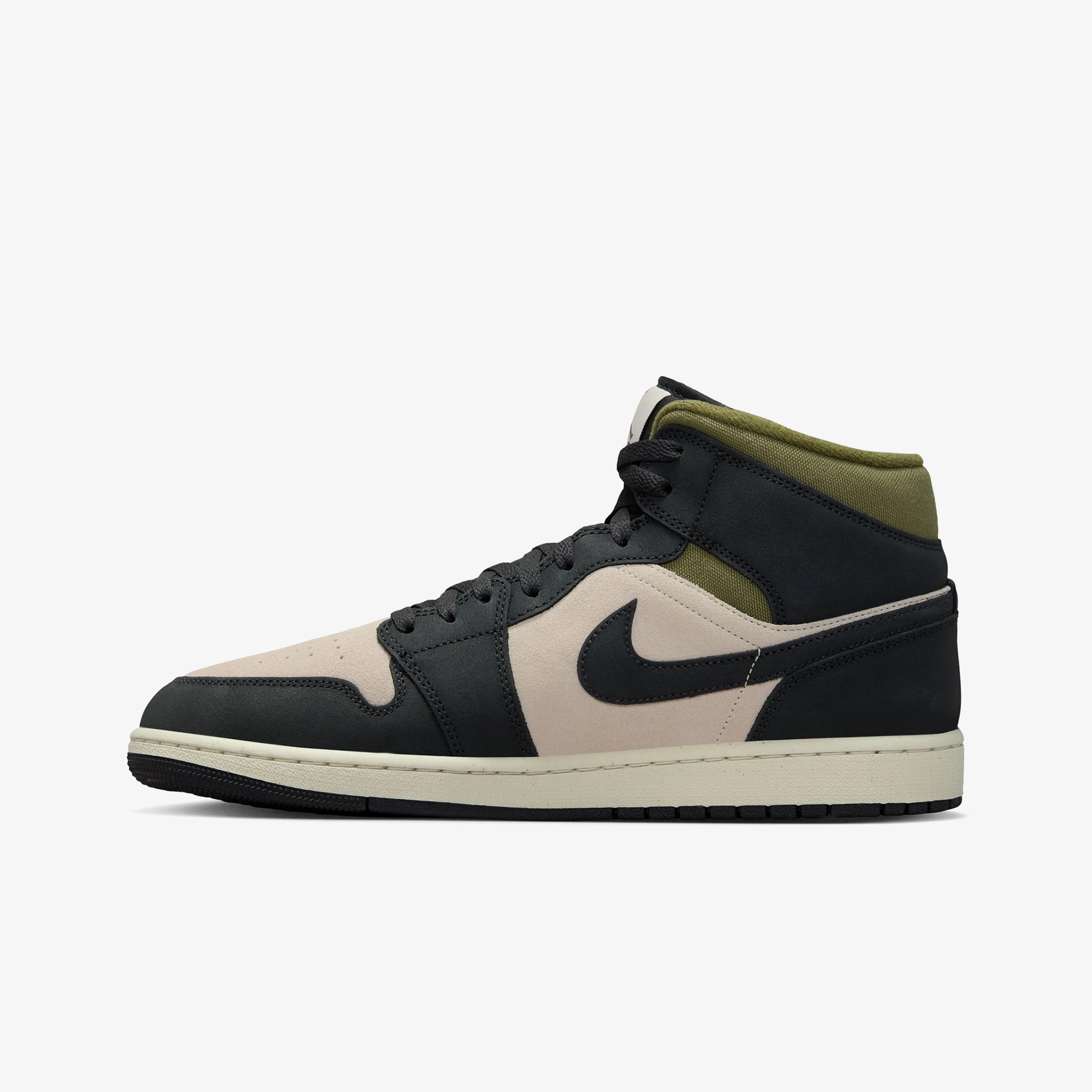 کفش جردن Air Jordan 1 Mid SE 'Off Noir Medium Olive' - Image 2