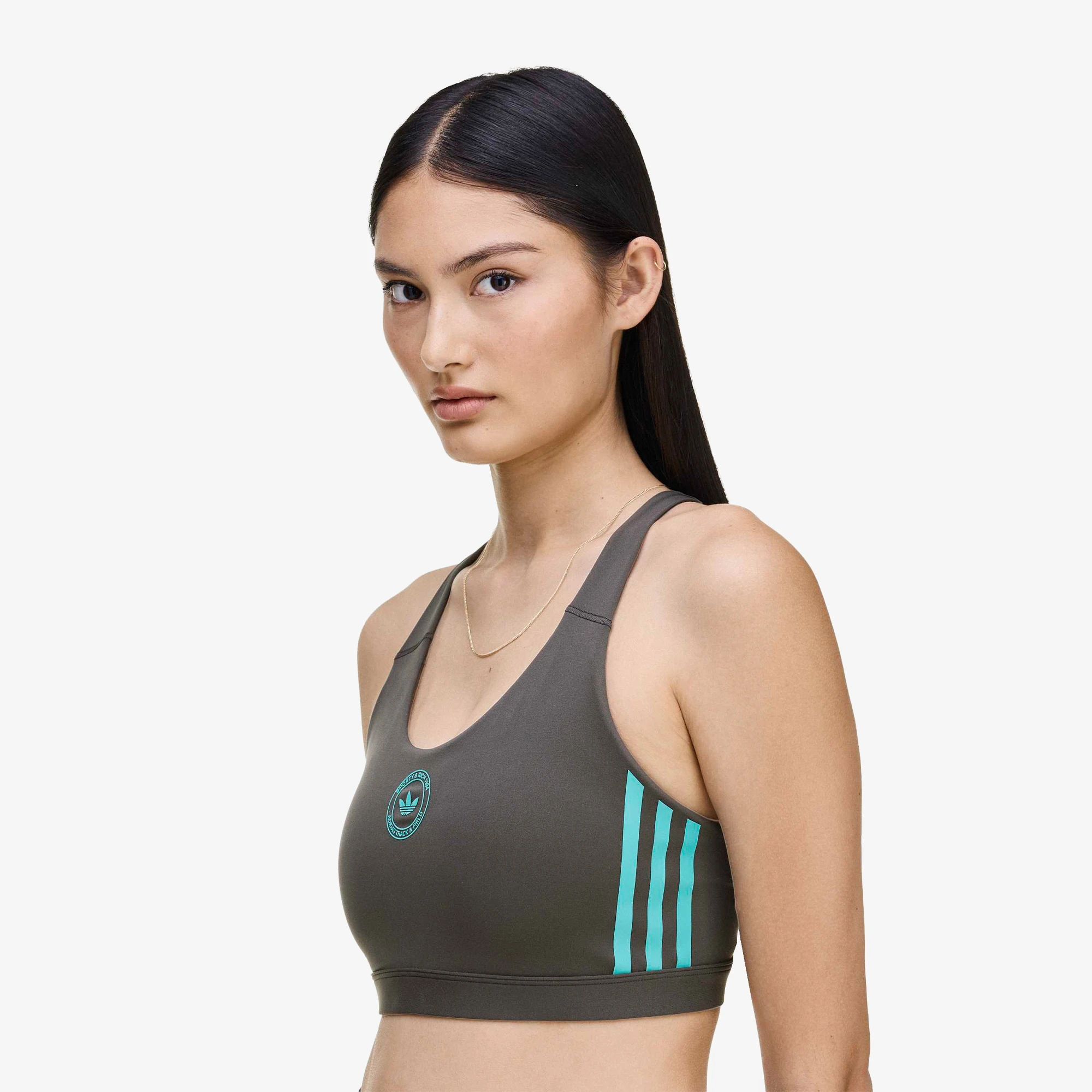 نیم تنه آدیداس adidas x Sporty & Rich Bralette 'Carbon' - Image 3