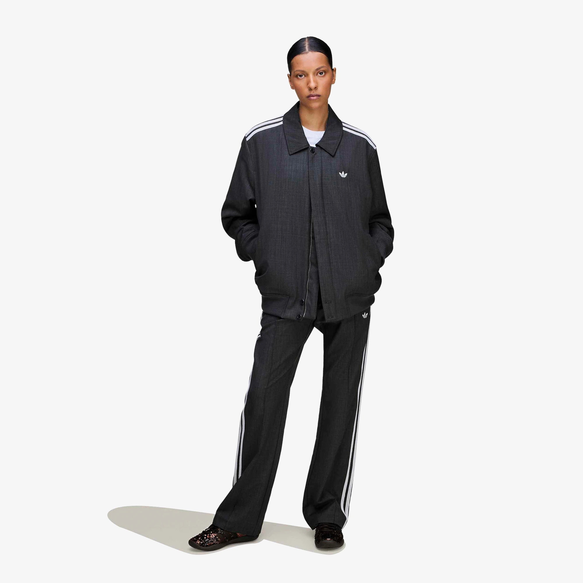 جکت آدیداس Wales Bonner x adidas Wool Blouson 'Dark Grey' - Image 4