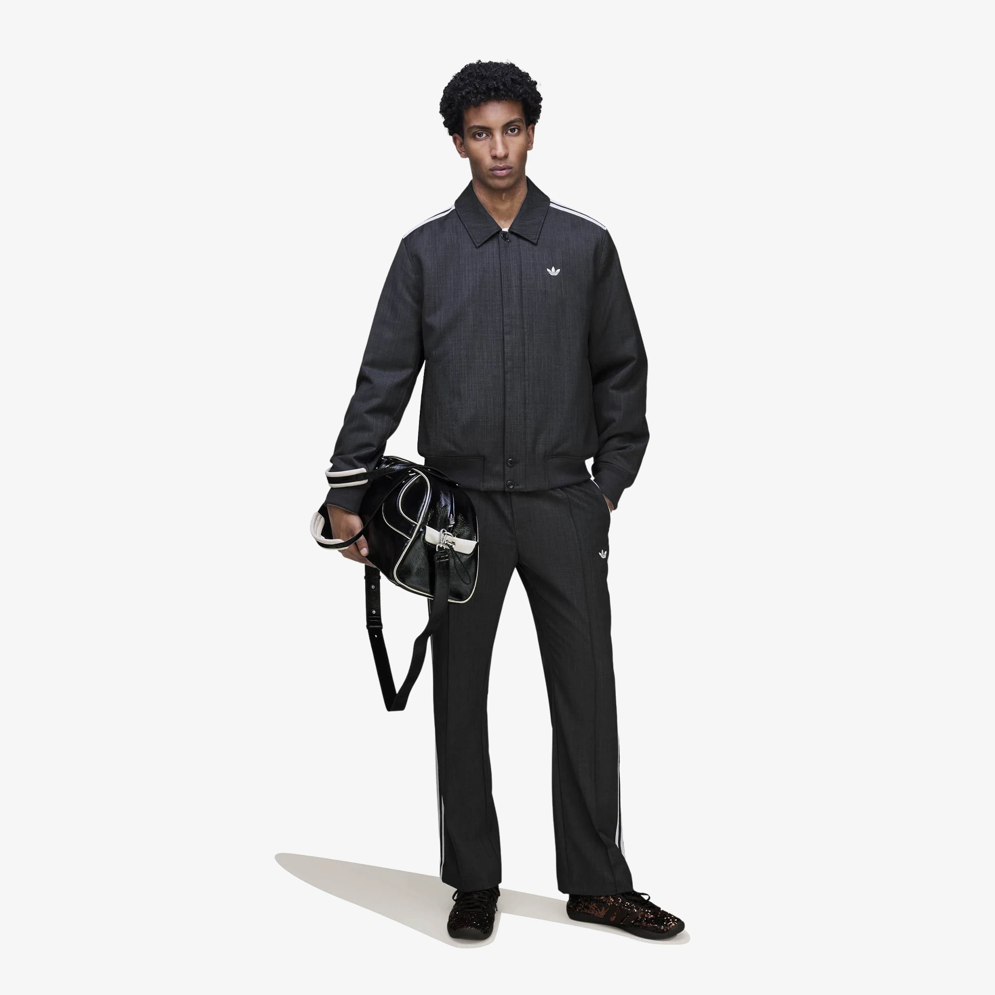 جکت آدیداس Wales Bonner x adidas Wool Blouson 'Dark Grey' - Image 5