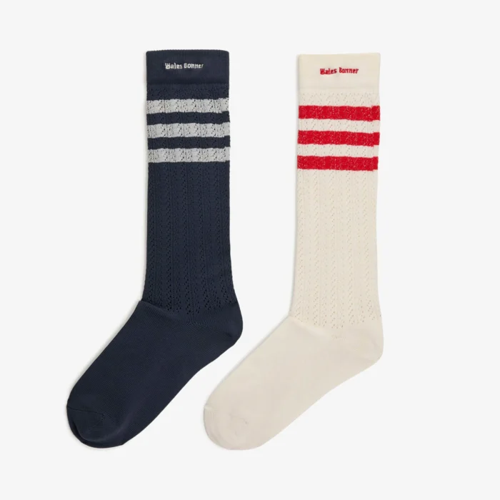جوراب آدیداس Wales Bonner x adidas Crochet Hi Socks 'Collegiate Navy & White'