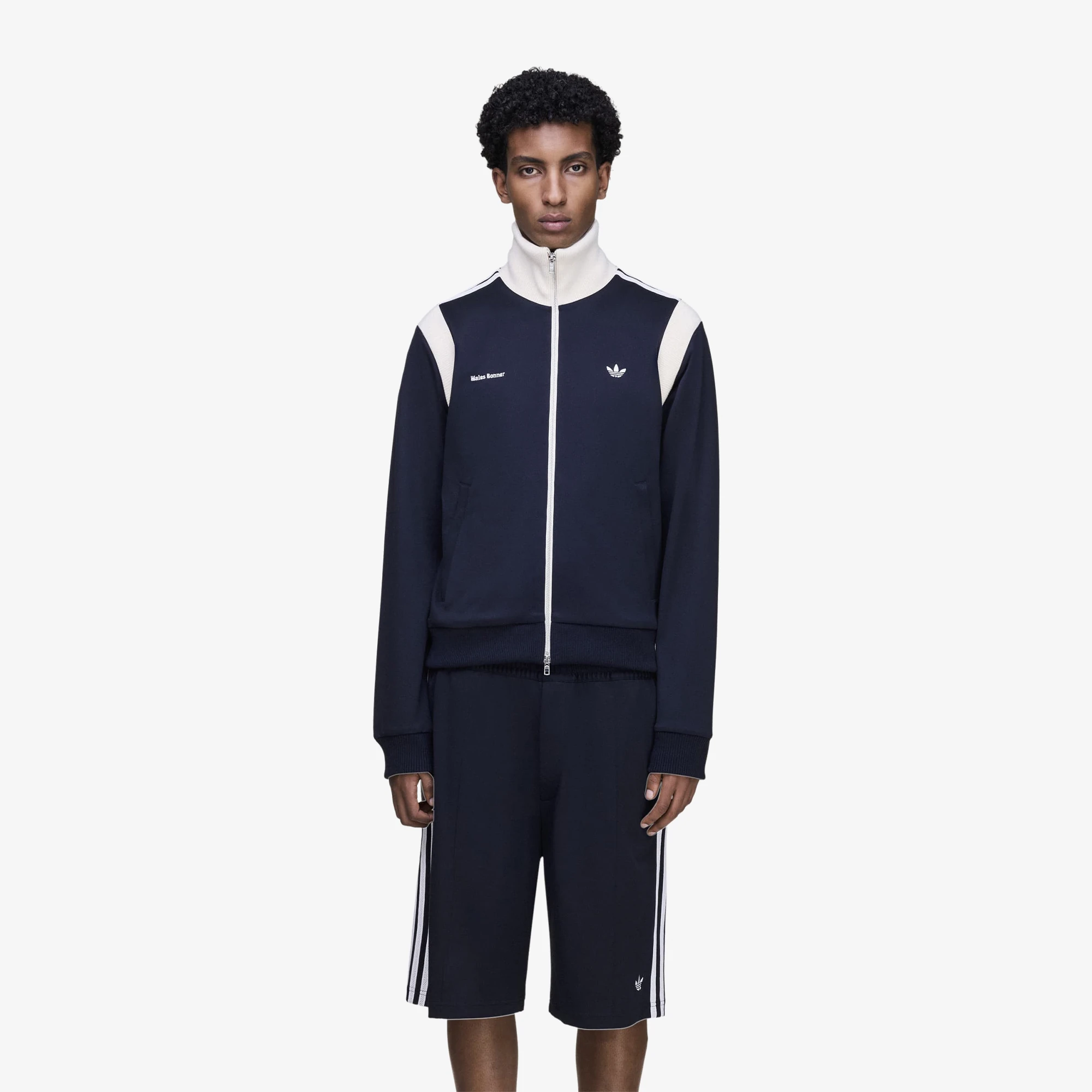 سوییشرت آدیداس Wales Bonner x adidas Twill Track Top 'Night Navy'
