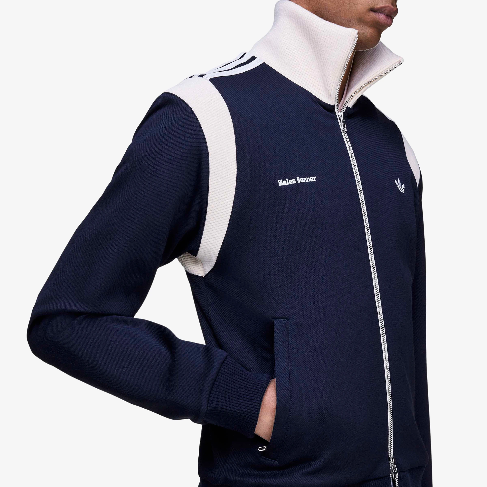 سوییشرت آدیداس Wales Bonner x adidas Twill Track Top 'Night Navy' - Image 3