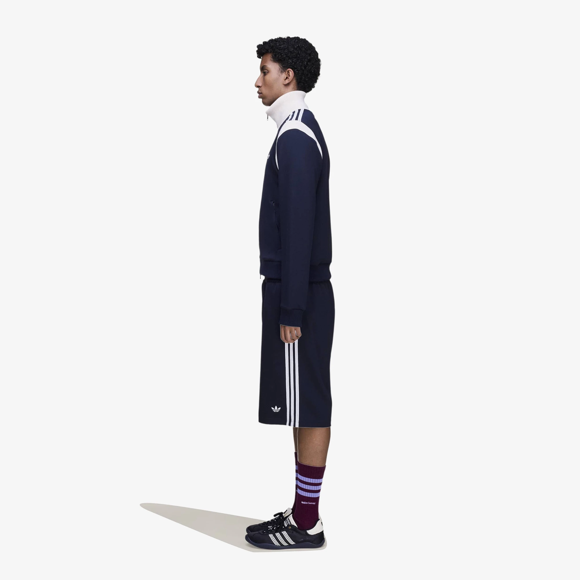 سوییشرت آدیداس Wales Bonner x adidas Twill Track Top 'Night Navy' - Image 6